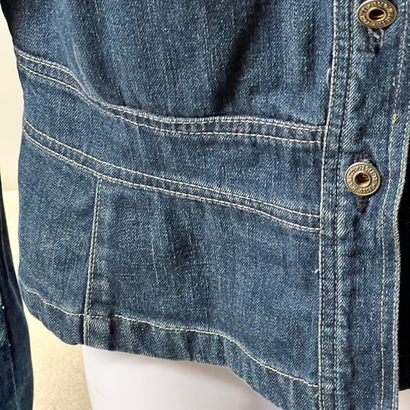Ralph Lauren Polo Jeans Co. Denim Jacket Ladies Size Medium Style Julia - Picture 4 of 8